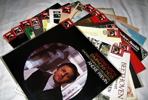 CLASSICAL VINYL Lp LOT Emi Digital Records Albums Barenboim Rattle Previn Mozart - Picture 1 of 8
