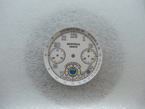 MONTEGA GENEVE R9 Chronographen Zifferblatt, CHRONOMETER, watch dial - Picture 1 of 7