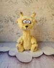 Artist teddy bear miniature yellow giraffe art toy stuffed fantasy 3"