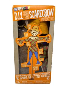 Wippers D.I.Y. Mini Scarecrow Project Kit Halloween Thanksgiving Decoration NEW - Picture 1 of 12