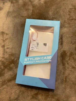 Stylish Case -iPhone Xs/X clear with red metallic trim - No Retail Packaging - Image 1 of 3
