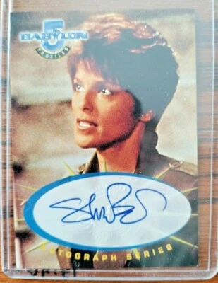 BABYLON 5 PROFILES A8 SHARI BELAFONTE AS DR. ELIZABETH TRENT AUTOGRAPH - Image 1 of 2