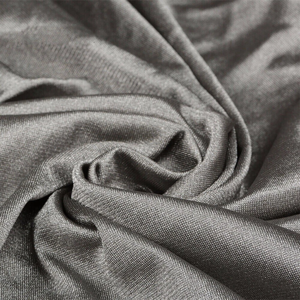 EMF EMI RFID Blocking Cloth Microwave Shielding Silver Fiber Conductive Fabric - Image 1 of 4