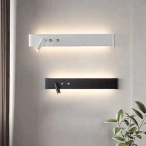 COB LED Wall Sconces Picture Lamp Fixture Rotatable Bedside Light Dual Switch - Picture 1 of 16