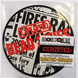 EXPLOITED 7" Dead Cities PICTURE DISC Vinyl Record Store Day 2024 500 ONLY No.d - Picture 1 of 6