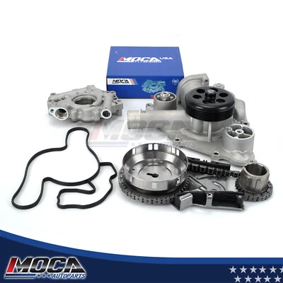 Timing Chain Kit Oil Water Pump for 2005-2010 Chrysler Dodge Challenger Jeep 6.1 - Изображение 1 из 4