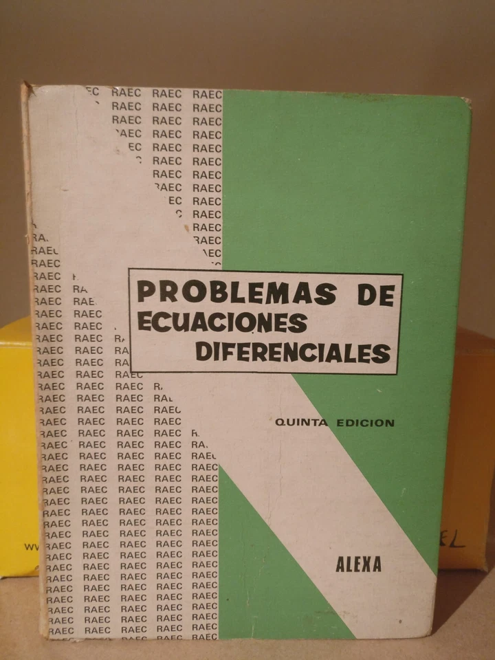 380 PROBLEMAS DE ECUACIONES DIFERENCIALES - ALEXA - Imagen 1 de 1