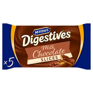 McVitie's Chocolate Digestive Slices with Milk Chocolate 10 x 5 Pack - Picture 1 of 3