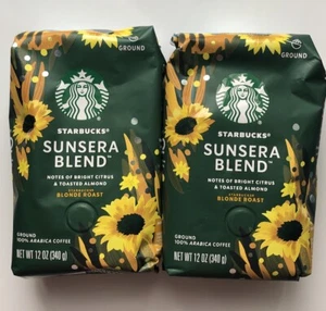 Starbucks Sunera Blend Ganze Bohne Kaffee 2 Beutel Light Roast 12oz Fresh Arabica - Bild 1 von 5