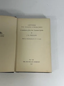 1950 "Letters to Young Churches" by J.B. Phillips ~ Macmillan New York HC - Picture 1 of 8