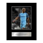 Vincent Kompany Signed Mounted Photo Display Manchester City FC
