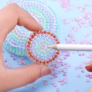 10.000 piezas 2 mm SS6 Jalea AB Cristal Espalda Plana Resina Redonda Estrás Pegamento en Gema - Imagen 1 de 19