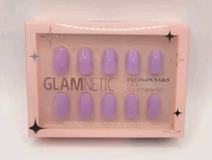 Glamnetic Press On Nails LILAC | Short Round | 30 Nail kit + Glue - Picture 1 of 3