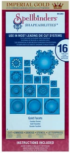 Spellbinders Shapeabilities Imperial Gold Facetten Set Cutting Embossing Dies - Bild 1 von 1