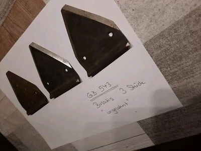 4 x Original Busatis Messerklingen GB 543 Neu Ungezahnt - Bild 1 von 4