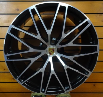 Rim De Rueda OEM PORSCHE MACAN 21X10 21" 67242 Negro Maquinado 95B601025FD - Imagen 1 de 4