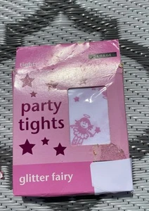 George Girls White Party Tights With Fairy Glitter  Age 2-3 Years  - Picture 1 of 3