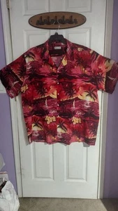 Big And Tall Men's Hawaiian Shirt Size 4X - Picture 1 of 5