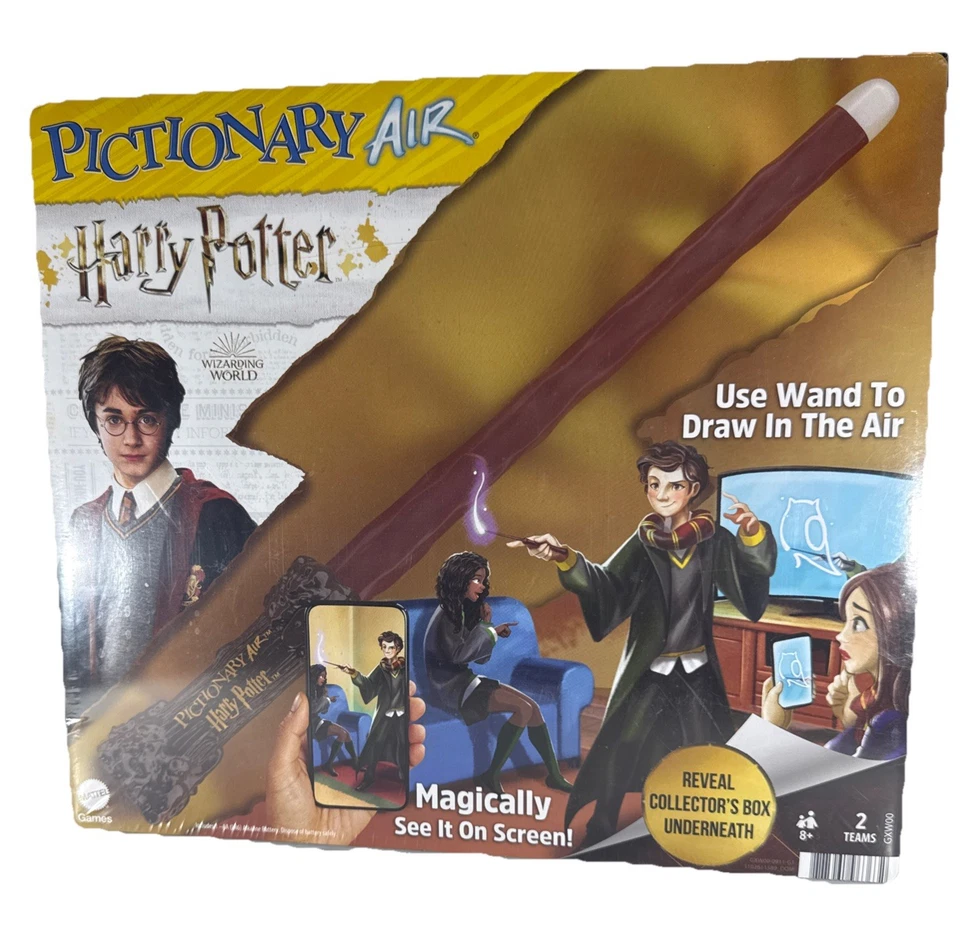 Pictionary Air Harry Potter Drawing Game Wizarding World Magic on Screen New - Image 1 of 4