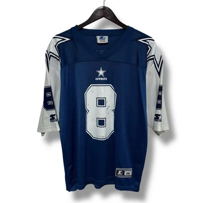 De colección Años 90 Starter Para Hombre Dallas Cowboys Troy Aikman Hecho en Corea Talla L 25 x 31 Foto 1 de 4