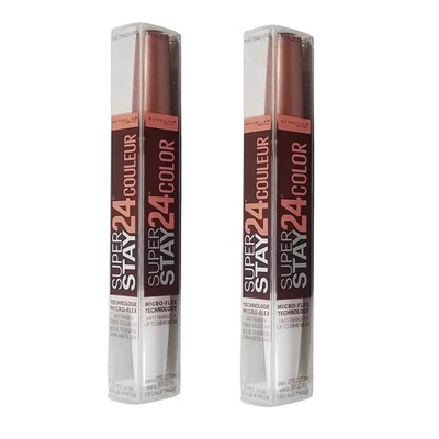 Pack de 2 Lápices Labiales Líquidos Maybelline uperStay, Edición Café, Avellana Silenciosa Foto 1 de 4