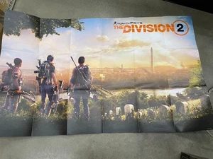 Tom Clancys The Division 2 Washington D.C. Map - Poster only Genuine No Game - Picture 1 of 4