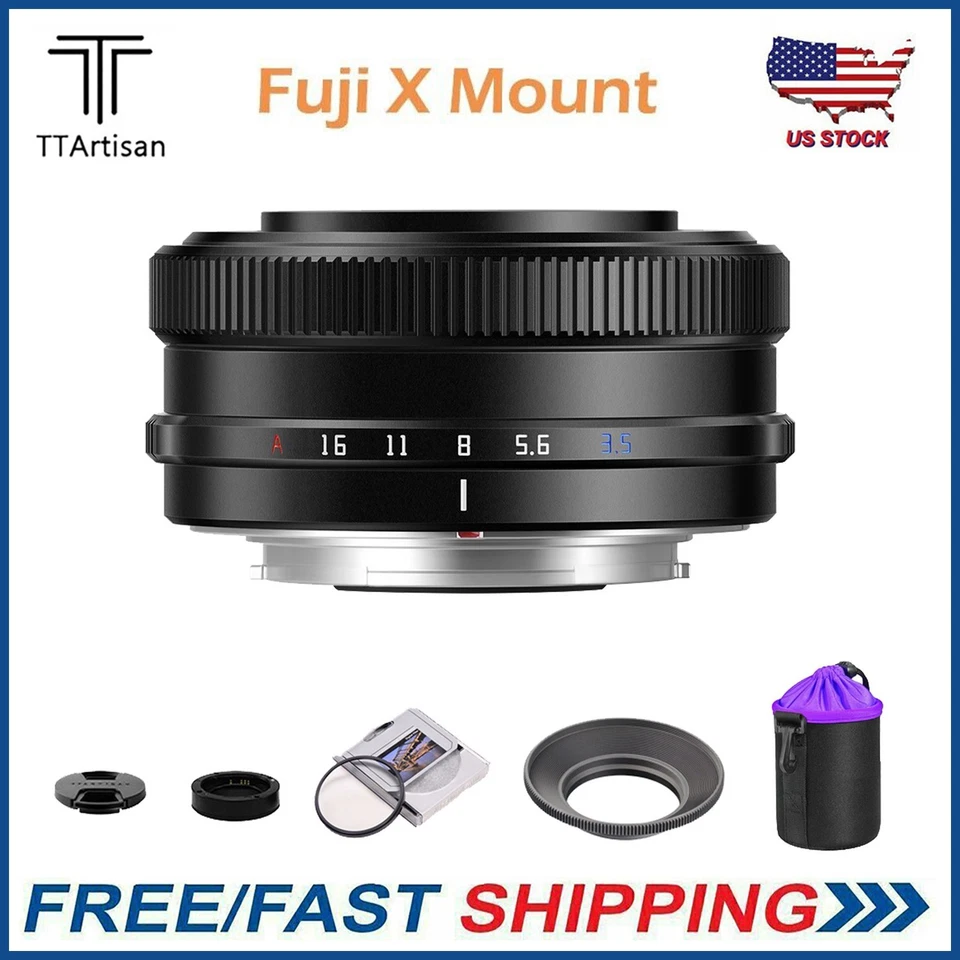 TTArtisan 14mm F3.5 APS-C Auto Focus STM Camera Lens for Fuji X-A1,X-A10,X-A2 - Image 1 of 4