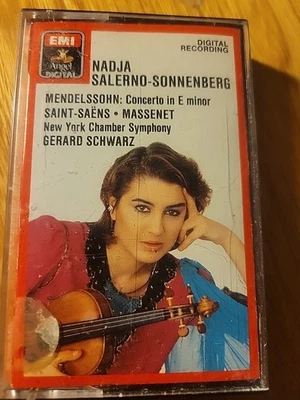 Nadja Salerno-Sonnenberg   Mendelssohn concerto in Eminor    cassette - Image 1 of 3