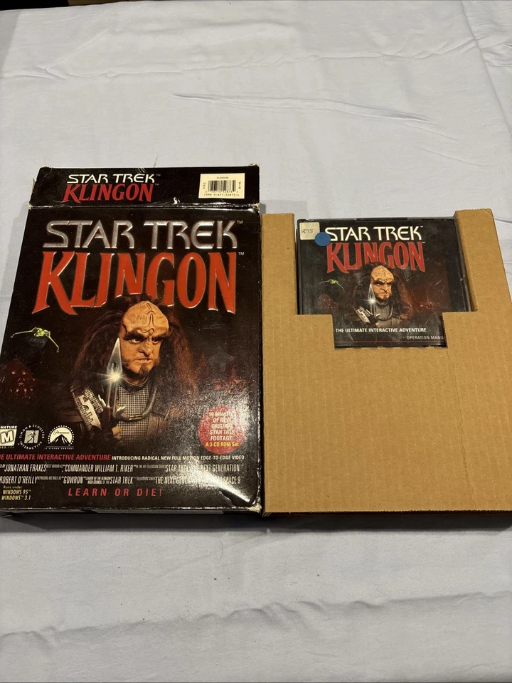 Star Trek Klingon (PC CD ROM) Big Box Edition - Image 1 of 4