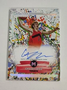 2023 24 TOPPS MOTIF BASKETBALL GRADEY DICK SPLATTES AUTO 19/25 EO1 - Picture 1 of 2