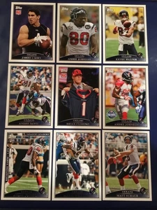 2009 Topps HOUSTON TEXANS Complete Team Set 12 Barwin, Andre, Cushing Rookie + - Picture 1 of 2