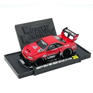 Muscle Machines 1/64 Nissan Skyline GTR R34 Liberty Walk 1999 Used Rare - Picture 1 of 2