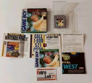 Jack Nicklaus Golf Nintendo Gameboy. Complete With Manual. Good Used Condition - Picture 1 of 7