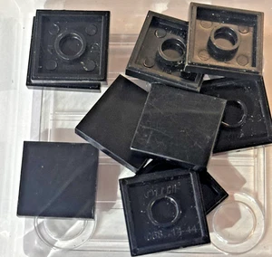 LEGO Tile 2 x 2, 3068, Black, QTY 10 Free Shipping - Bild 1 von 1
