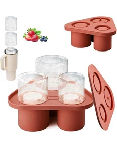 Ice Cube Tray Mold Stanley Cup 40oz 30oz 20oz 14oz Tumbler Accessories with Lid - Picture 1 of 11