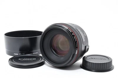 Lente Canon EF 50 mm f/1,2 L USM Prime con capucha/tapas [casi como nueva] Japón #2683604 Foto 1 de 4