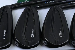 Ping G710 Irons / 4-PW+UW / Blue Dot / Regular Flex Ping Alta CB Red AWT Shafts - Picture 1 of 7