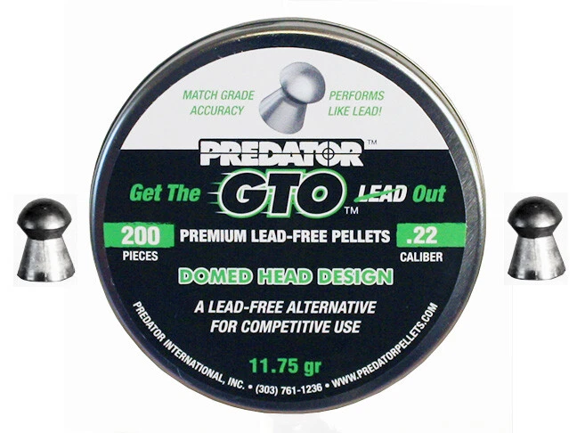 Pellets de grano JSB Predator GTO .22 11,75 sin plomo 400 unidades (2 latas 200) Foto 1 de 1