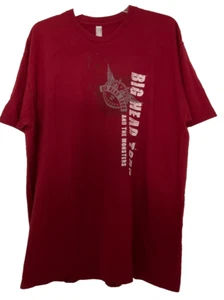 American Apparel Graphic T-Shirt Size 2XL Red Big Head Todd and the Monsters F55 - Picture 1 of 6