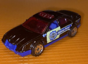Vintage 2001 Matchbox Police Car Highway Patrol Black Cops Original Rare Old +++