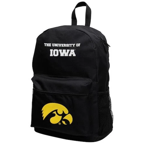 **IOWA HAWKEYES Full Size Adjustable BACKPACK #04 - New w/ Tags** Cover