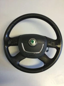 Lederlenkrad Skoda Octavia II 1Z Multifuntion Lenkrad 3T0419091K - Bild 1 von 7