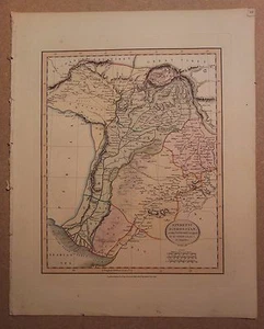 JOHN CARY MAP OF SINDETIC HINDOOSTAN - INDIA 1813 FROM HIS New Elementary Atlas - Picture 1 of 1