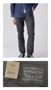NWT Men's Levi's 541 Athletic Fit Sheath Stretch Jeans Grey Size W34 x L32 - Picture 1 of 6