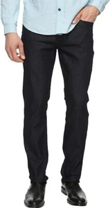 Perry Ellis Men's Slim Fit Comfort Stretch Jeans Pants In Black Rinse SZ.Various - Picture 1 of 16