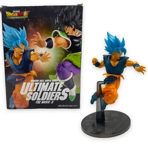 Dragon Ball Z Goku Battle Figure Ultimate Soldiers The Movie II Used w Box - Picture 1 of 9