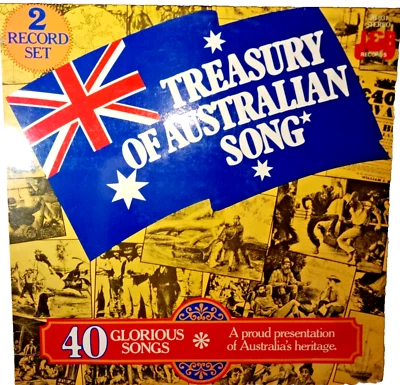 Treasury Of Australian Song DOUBLE Vinyl LP Record 40 Glorious Songs 1974 - Image 1 of 4