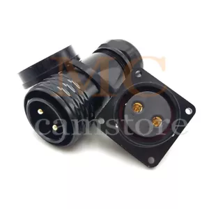 SA2810/P2, SA2813/S2 2 pin waterproof connector IP67 solder wire connector plugs - Picture 1 of 7