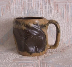 Bear Mug Rock Art Mara Stoneware Bear Pattern Mug - Picture 1 of 4