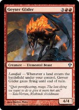 GEYSER GLIDER FOIL Zendikar MTG Magic the Gathering Cards DJMagic